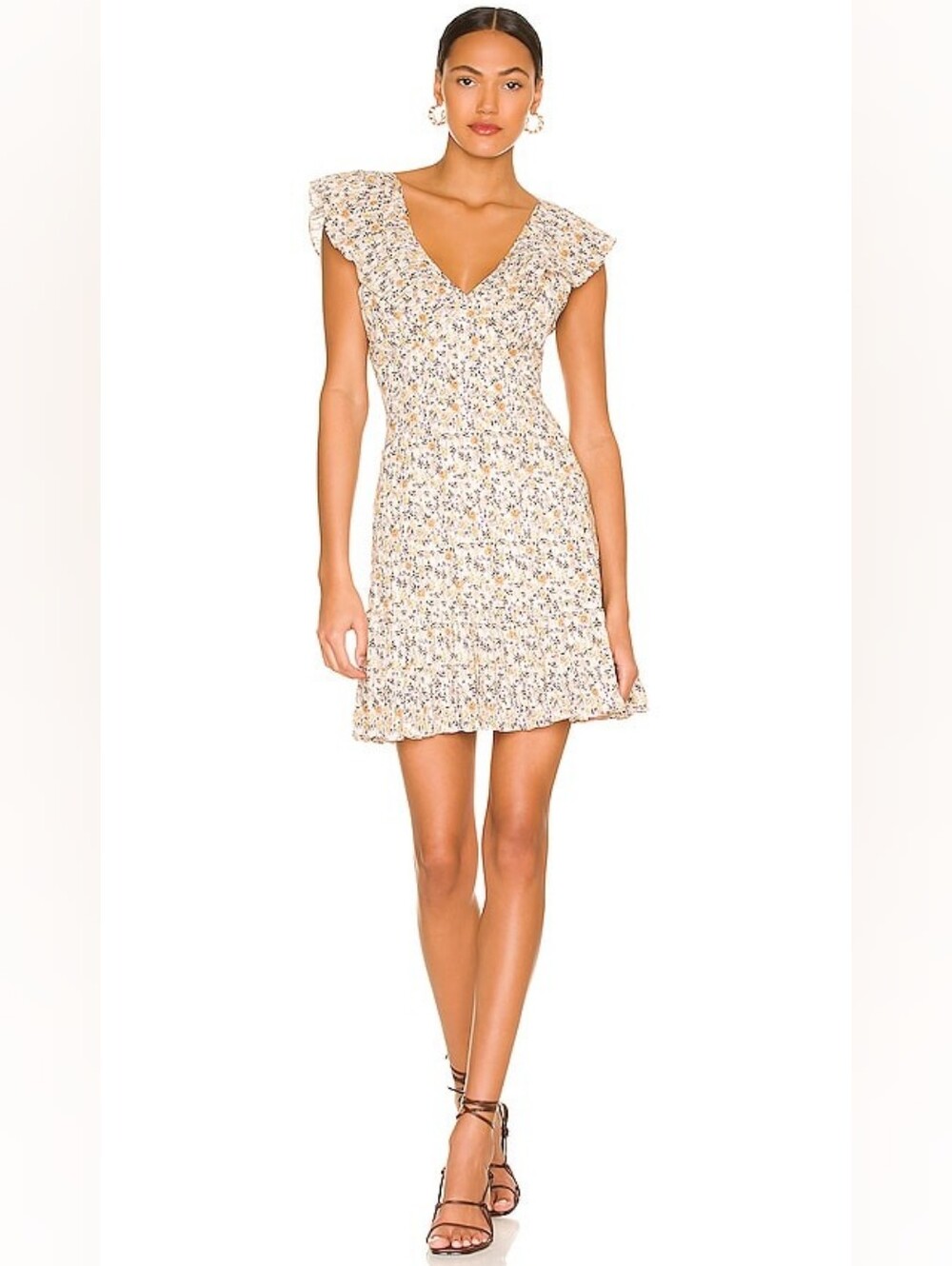 MinkPink Surrey Floral Mini Dress Size Small
